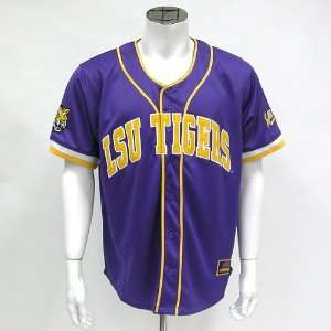  LSU Tigers NCAA Strike Zone Baseball Jersey Sports 