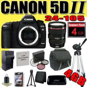  Canon EOS 5D Mark II 21.1MP Digital SLR Camera w/ EF 24 