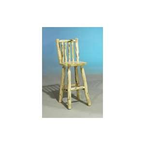  Amish Rustic Montana Bar Stool with Back