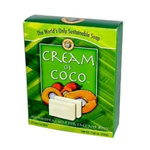  Cream of Coco, 2 Hand Cut Bars, 7.06 oz. From SweetLeaf 