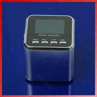 Mini LCD USB FM Radio Music Player Stereo Speaker TF Card For  iPod 