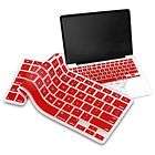 Red Silicone Keyboard Cover Skin Shield For Macbook Pro 13 13 inch