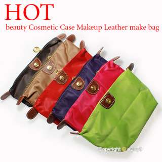 Brand beauty Cosmetic Case Makeup Leather make bag Lxs  