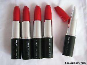 MARC JACOBS 5 x Red/Silver/Black Lipstick Pens Set New  
