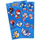 Sonic Hedgehog Sticker Party Favor Teacher Supply   2 sheets