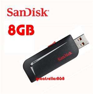 Sandisk 8GB 8G 8 G GB Cruzer Slice USB Flash Drive New  