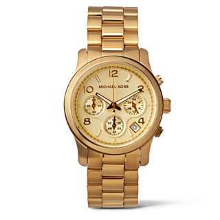 MICHAEL KORS MK5055 Gold plated chronograph watch