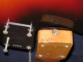 Fender 1961 JazzMaster Vintage Original Sunburst Brown Case WOW NR 