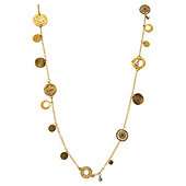 Elsepth Gibson Gold Coin Necklace