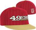 San Francisco 49ers Flex Hat Pinstripe Flat Brim Flex Hat