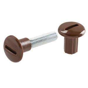 Crown Bolt Zinc Plated 6 mm x 34 mm Connecting Screw with Brown 