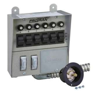   Controls 6 Circuit Transfer Switch 30 Amp 30216A at The Home Depot