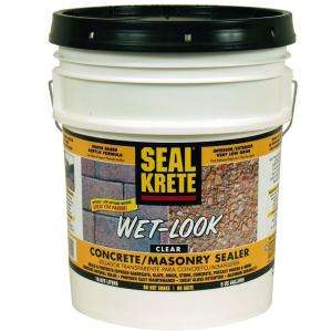 Seal Krete Wet Look Masonry Sealer 5 Gal. DISCONTINUED 601005 at The 