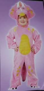 NEW Totally Ghoul Lil Dino Pink Halloween Costume Toddler Girl 2T 4T 