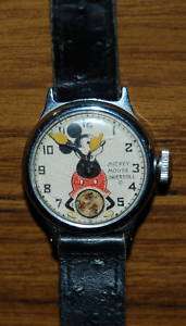 Mickey Mouse Ingersoll Wrist Watch Late 1933 Edition  