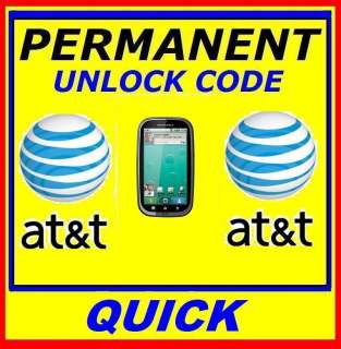 INSTANT ★★★ Unlock Code For AT&T Motorola BRAVO MB520  