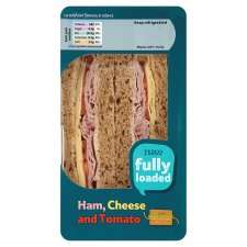 Tesco Fully Loaded Ham, Cheese And Tomato Sandwich   Groceries   Tesco 