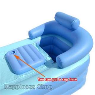 Adult Spa PVC folding Portable bathtub inflatable bath tub Air Pump 