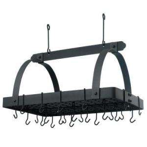 Old Dutch Graphite Rectangular Pot Rack with Grid and 24 Hooks 101GU 