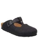 Womens Birkenstock Bern Classic Footbed Anthracite/Black Shoes 