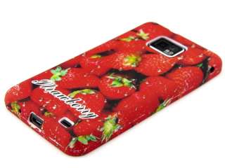 Fruchtcase Strawberry für Samsung Galaxy i9100 S2, Design 10