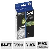 Click to view Epson T676XL120 676XL WorkForce Pro Black Ink Cartridge 