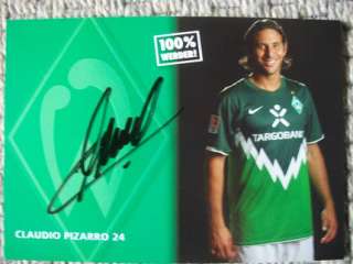 Claudio Pizarro Autogrammkarte Werder Bremen in Sachsen   Vierkirchen 