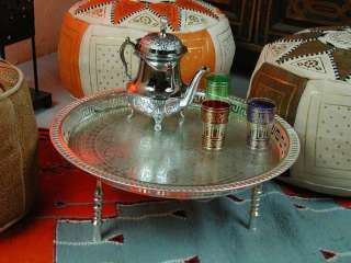 Orientalischer TeeTisch Tablett Marokko Tisch 45cm  