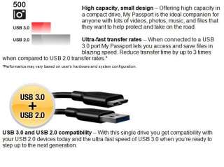 Western Digital Portable 1TB Black Hard Drive Product Details
