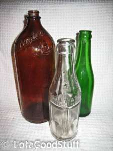 Lot VTG Glass bottles RARE Coca Cola Soda A 1 Duraglas  