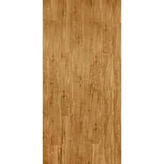   64 in. Rustic Maple Honeytone Resilient Vinyl Plank Flooring (16 Pack