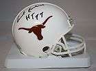 Earl Campbell Autographed Texas Longhorns Mini Helmet  AAA 