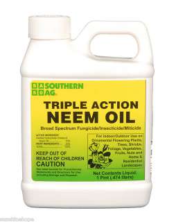 NEEM OIL Triple Action Broad Spectrum TRIACT 70 16oz  
