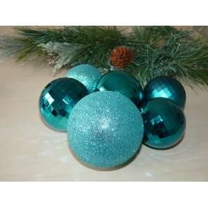 Set aus 20 Weihnachtskugeln Christbaumkugeln Kugeln Türkis Blau 