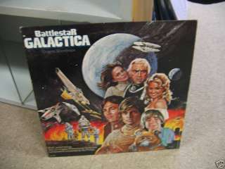 Soundtrack Battlestar Galactica vinyl LP stu phillips  