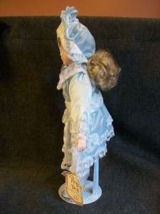 Regal Doll Collection 17 Porcelain Doll in Blue Dress  