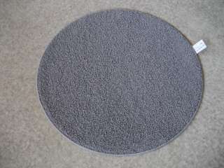 1617 runder Teppich mit Kettelung rund shag grau 150 cm  
