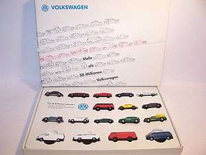Volkswagen Set 50 Millionen Volkswagen   Wiking, Herpa, Brekina OVP 