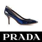 Prada Sport heels women pumps in Dark Blue Patent Leather Size US 10 