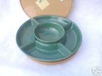 PC Longaberger IVY Green CRESCENT Dishes Cereal Bowl  