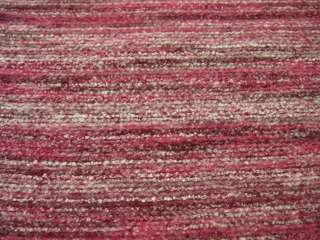 Boucle Wolle Wollstoff Stoff Rot Meliert Strickstoff 626  