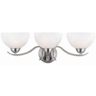   Trevie 3 Light Satin Nickel Wall Sconce 512541 at The Home Depot