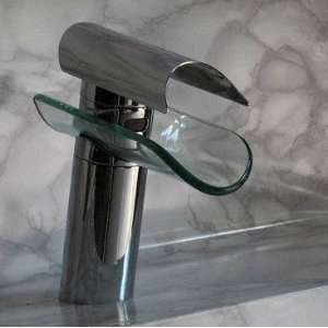 Designer Wasserfall Armatur Glas Armatur  Küche & Haushalt