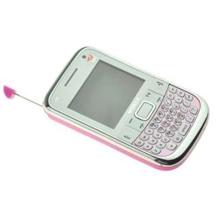   Bands AT&T Analog TV/FM/Bluetooth Qwerty Keyboard Cell Phone Q9 Pink