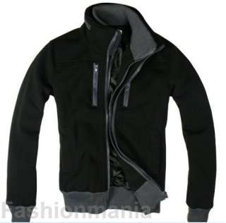 Mens Stylish Slim Zip Up Jacket 3 Color 4 Size J02  
