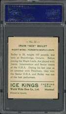 1933 34 World Wide Ice Kings #22 Ace Bailey PSA 7  