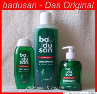 Badusan Set das Original   Schaumbad Seife und Duschbad  