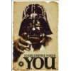 Star Wars Poster und Alu Rahmen   Darth Vader, Das Imperium Braucht 