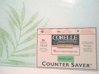 CORELLE BAMBOO 16 x 20 TEMPERED GLASS COUNTER SAVER NEW  