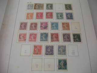 France collection in Davo album, early to modern stamps. All shown in 